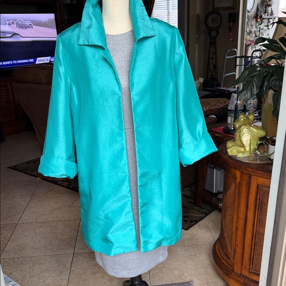 Vibrant Teal Jacket